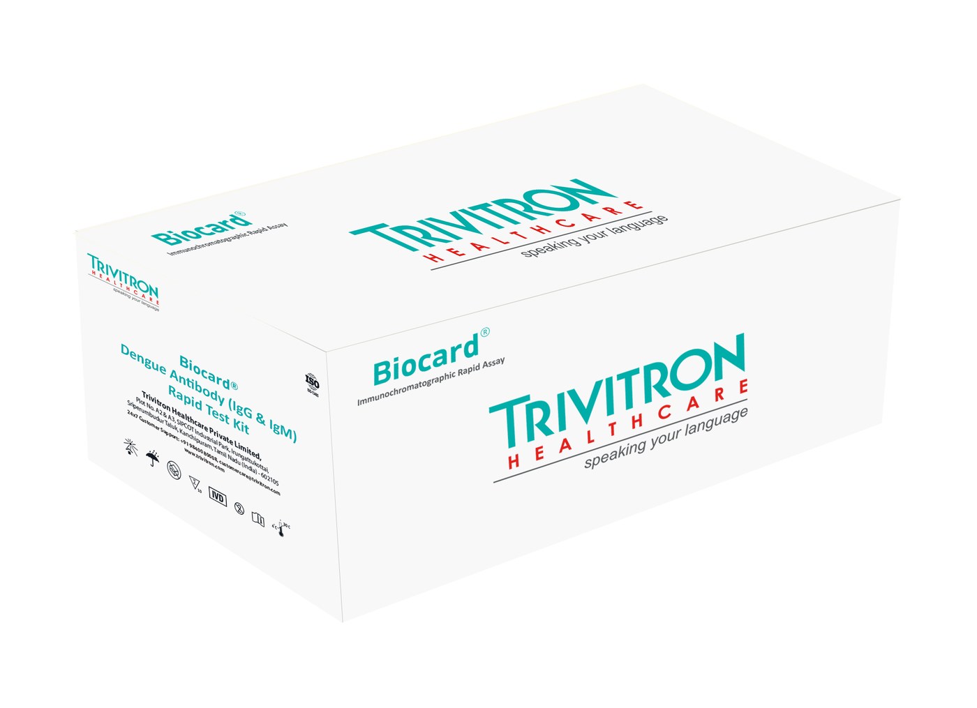 Biocard Dengue Ab (IgG / IgM) Rapid Test Kit - product view 2